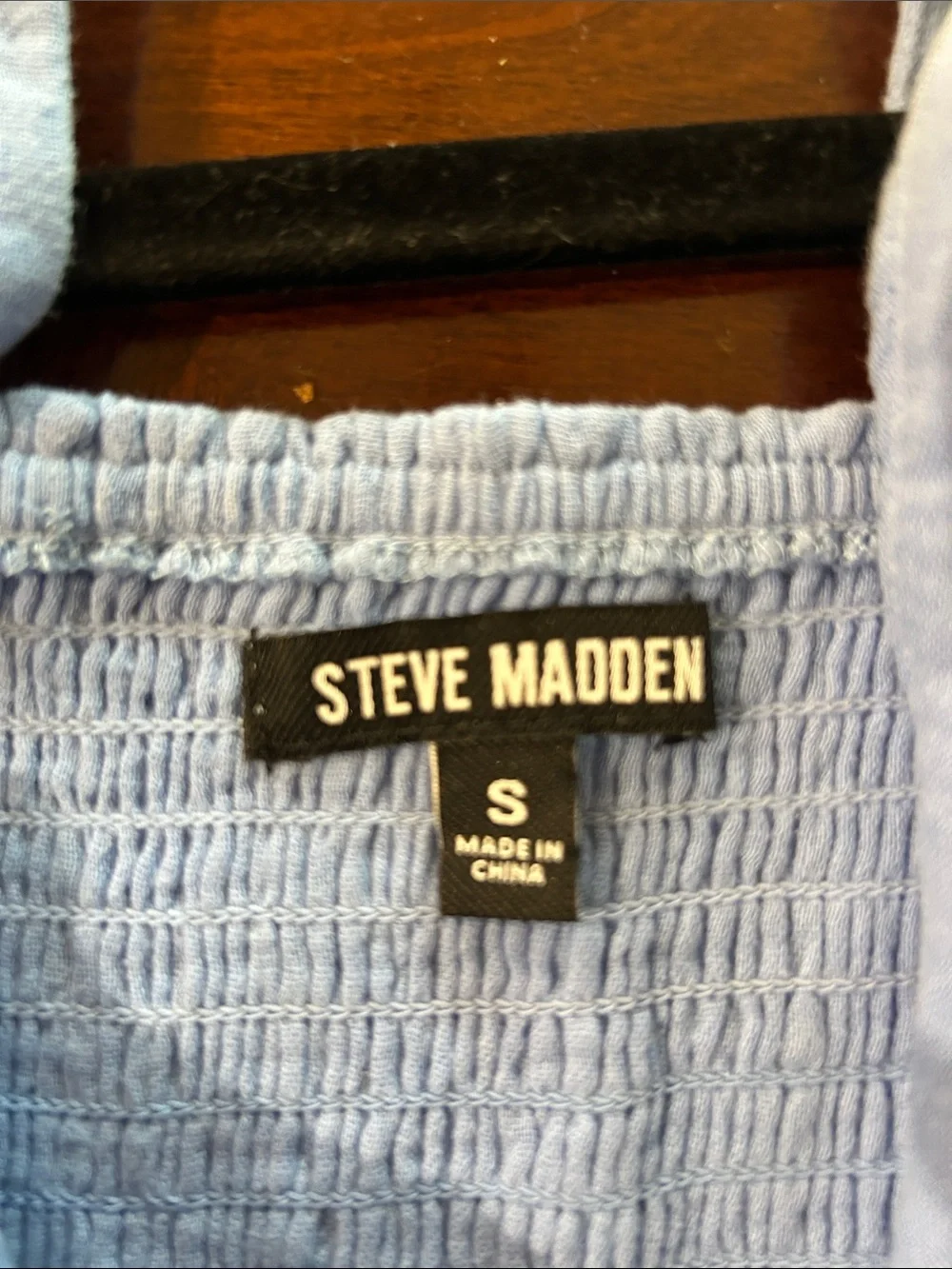 Steve Madden Periwinkle V-Neck Tiered Maxi Dress - Picture 2 of 3